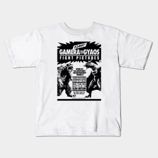 GAMERA vs. GYAOS FIGHT POSTER - 3.0 Kids T-Shirt